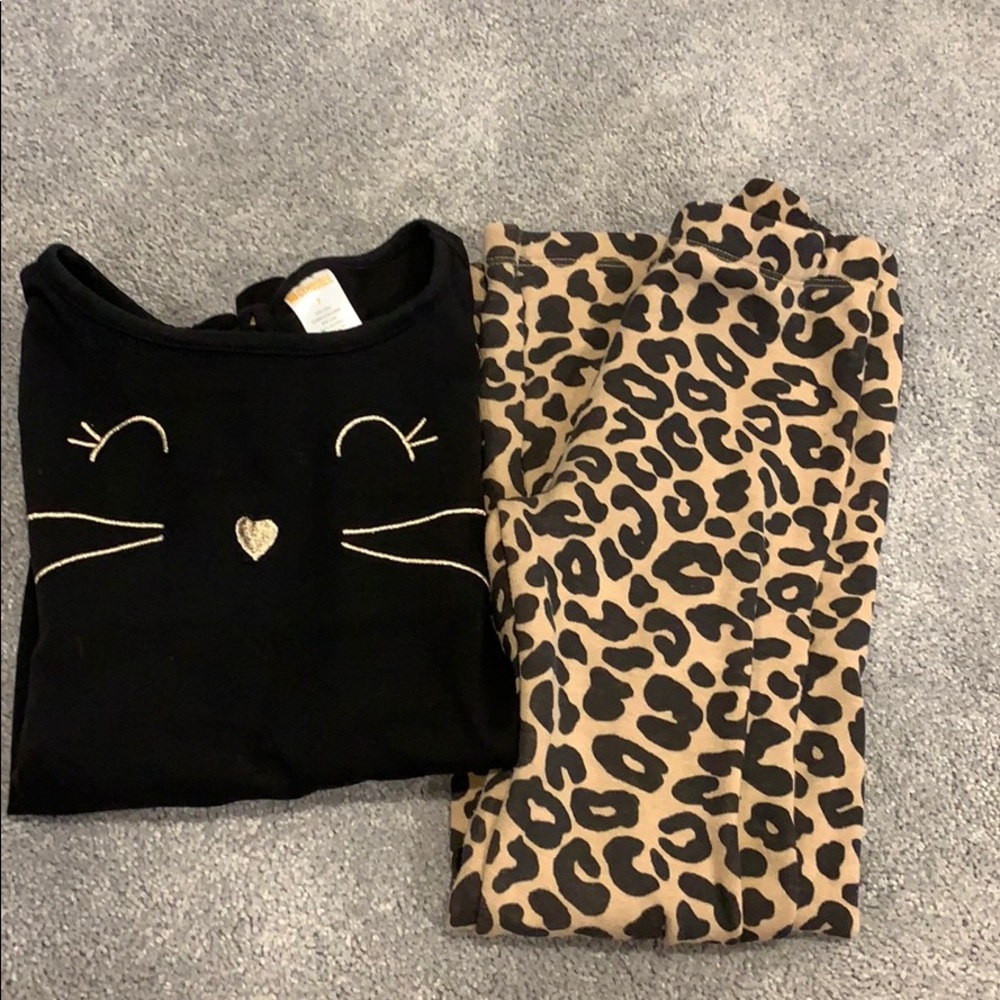 Little Girls Cheetah Outfit